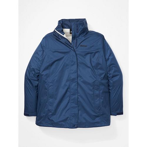 Marmot PreCip Eco Jackets - Womens Rain Jacket Navy CA7198632 Canada